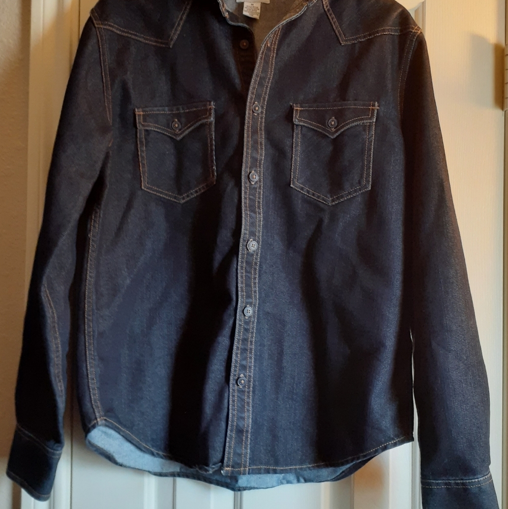 Río man denim button up shirt